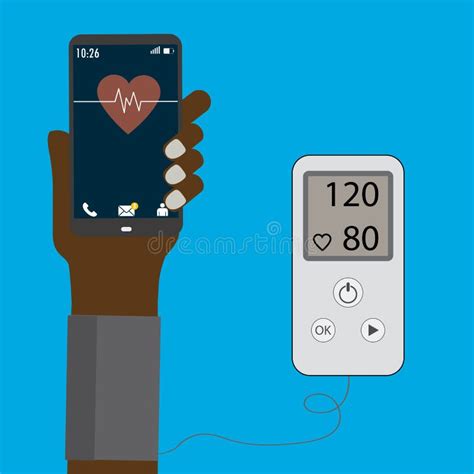 High Blood Pressure Concept Measuring Blood Pressuresmart Pho Stock
