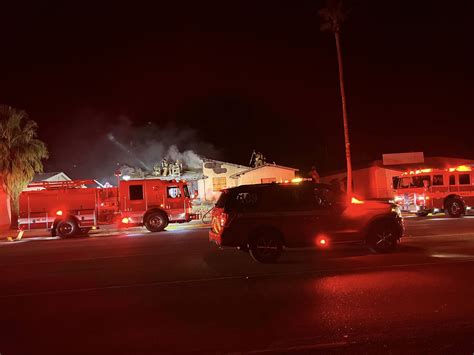 Fire Damages 29 Palms Home San Bernardino County Fire Protection District
