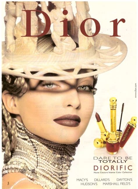 1999 Christian Dior Cosmetics Makeup Print Ad Vintage Advertisement Vtg 90s Vintage Makeup Ads