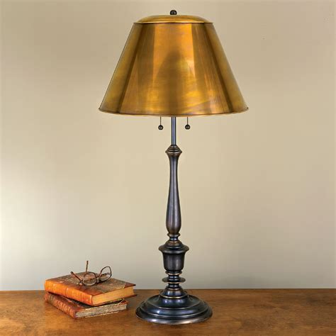 The New York Public Library Reading Desk Lamp Hammacher Schlemmer