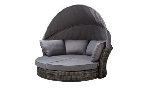 Sophia & william patio dining set, 1 square 37x 37 umbrella table, 4 swivel chairs furniture set for outdoor garden lawn pool metal frame easy to care weather resistant. a casa mia Garten-Loungeinsel Mauritius, gefunden bei ...