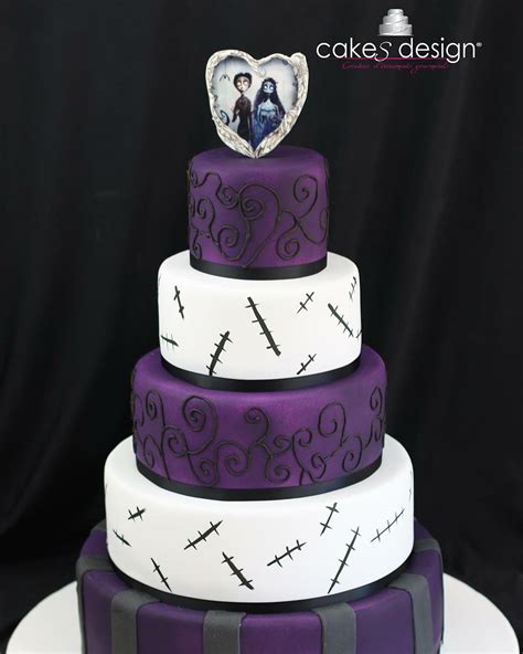 Wedding Cake Tim Burton Wedding Cakes Cake Halloween Wedding