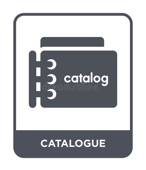 Catalogue Icon in Trendy Design Style. Catalogue Icon Isolated on White