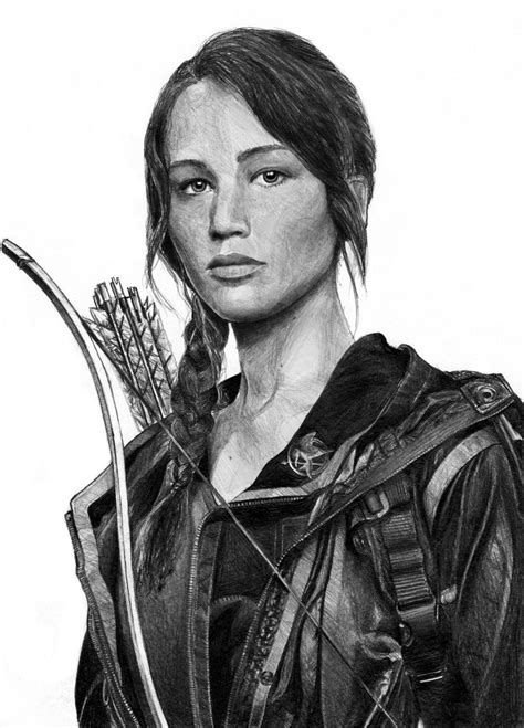 Beautiful Hunger Games Drawings Hunger Games Fan Art Katniss Everdeen