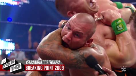 John Cena S Greatest World Title Triumphs Wwe Top Fight Youtube