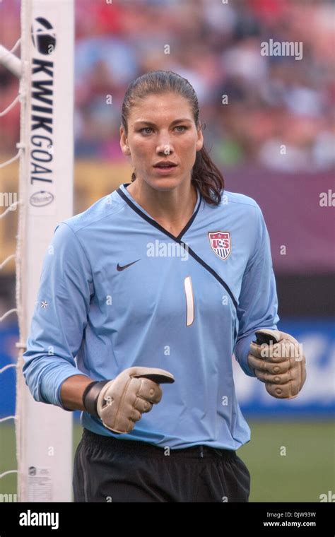 22 May 2010 Goalkeeper Hope Solo 1 Of The United States During The Us Womens National Team