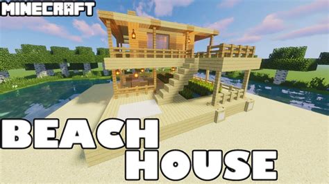 Minecraft How To Build A High Quality Beach House Tutorial Youtube