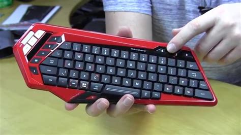 Mad Catz Strike M Wireless Mobile Keyboard Unboxing And Overview