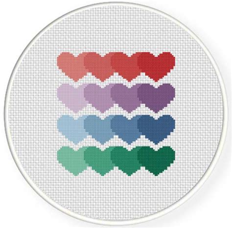 Shop herrschners for needlework & supplies. Heart Pattern Cross Stitch Pattern - Daily Cross Stitch