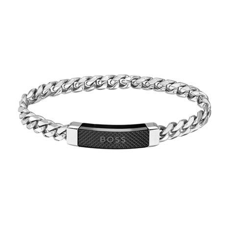hugo boss stainless steel mens bracelet jewellery from t and wrap uk