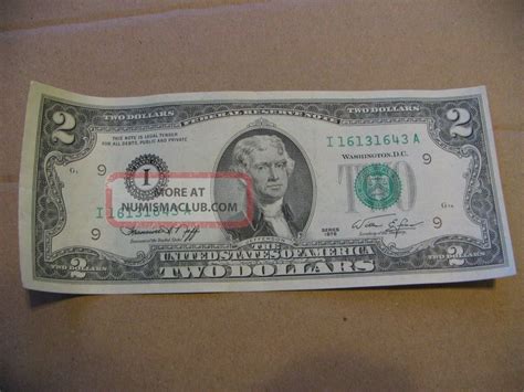 Two Dollar Bill 1976 I 16131643 A Bicentennial