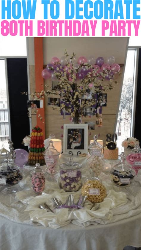 How To Decorate For 80th Birthday Party