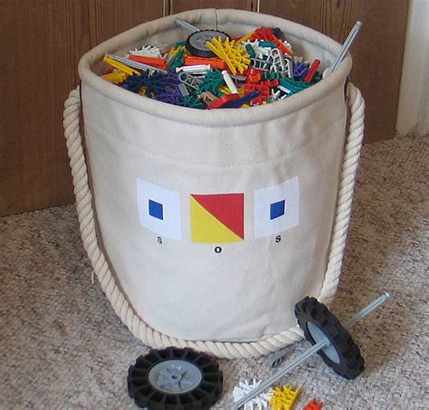 Toy Storage Canvas Bag By The Original Canvas Bucket Bag Company