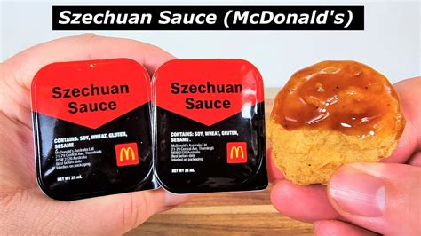 Szechuan Sauce Mcdonalds Review Youtube