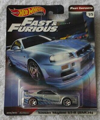 Hot Wheels Fast Furious Premium Fast Imports Nissan Skyline Gt R Bnr Ebay