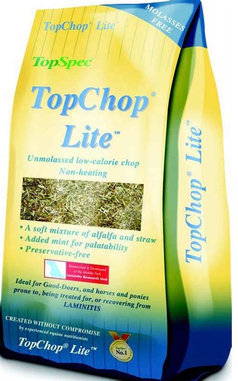 Topspec Topchop Lite Alfalfa Nutritional Feed Supplement For Horses