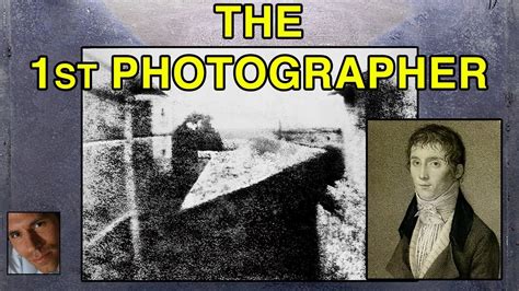 The 1st Photographer Joseph Nicéphore Niépce Youtube