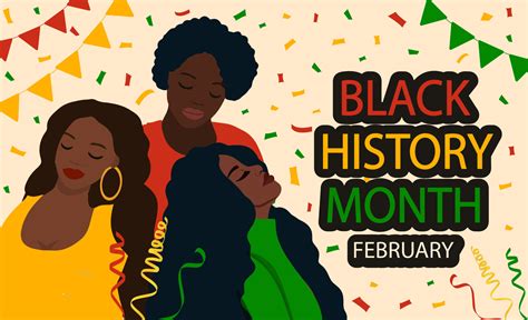 African American Black History Month Celebrate Vector Poster 19882676