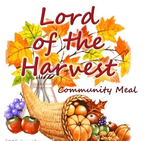 Lord Of The Harvest Thanksgiving Meal Memorial United Methodist Church