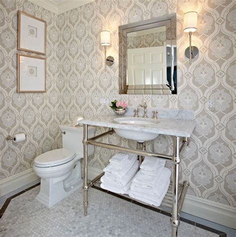 Gray Wallpaper Bathroom Floral Wallpaper Bedroom