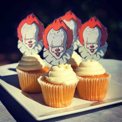 Pennywise Toppers Pennywise Cake Decor Pennywise Party Pennywise Birthday Theme Pennywise