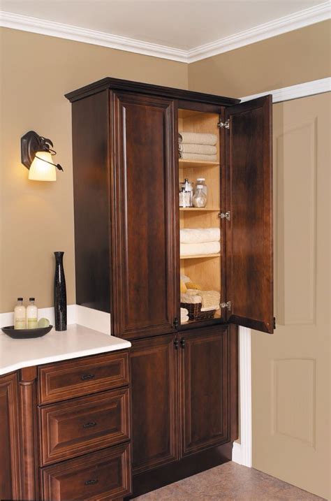 Shop for bathroom linen cabinets at walmart.com. Image result for wide linen cabinets | Corner linen ...