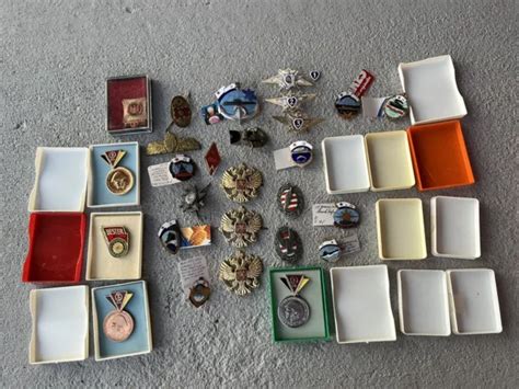 Ussr Soviet Russian Military Collection Lot Medals Used S S