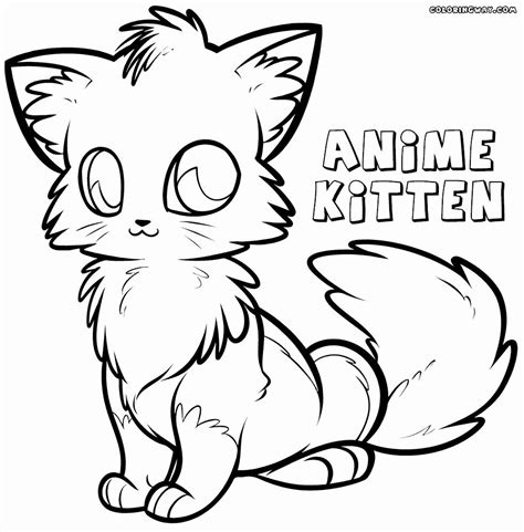 Chibi Kawaii Cat Coloring Pages - Instituto