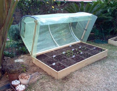 Square Foot Gardening Greenhouse Bottom Frame Is Fastened To The