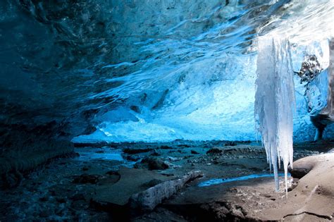 Inside Icelands Crystal Ice Cave