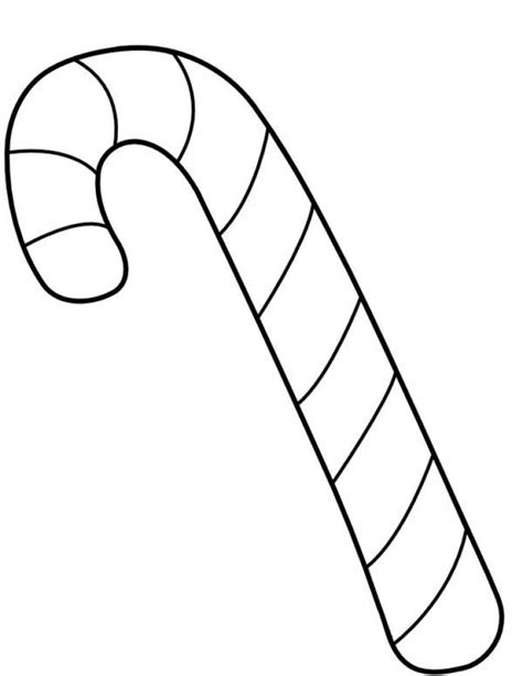 The candy cane is a hard candy whose traditional shape has a white color decorated with red spiral lines and is flavored with mint. Get This Candy Cane Coloring Page Printable for Kids 18636