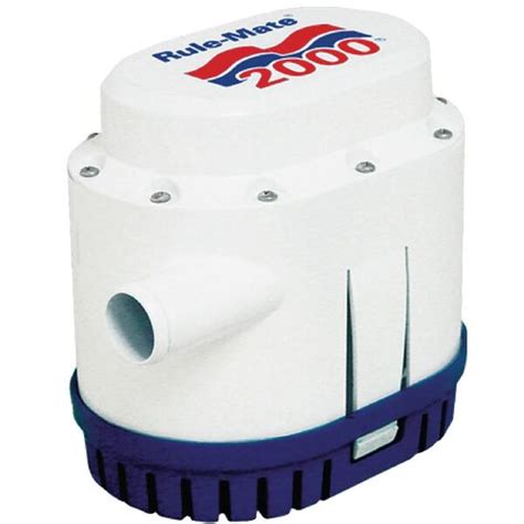 Rule Mate 2000GPH Fully Auto Bilge Pump 24V RM2000A 24 The Home Depot