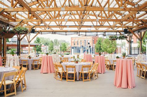 Beautiful pink, coral, and floral downtown Buffalo wedding ...