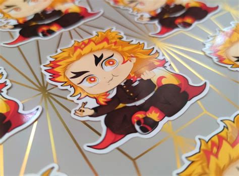 Demon Slayer Stickers Stickers Kimetsu No Yaiba Anime Etsy