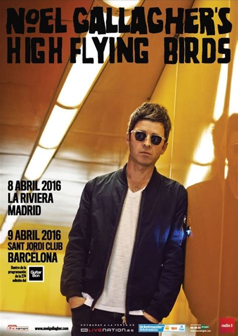 Noel Gallagher Actuará En Abril De 2016 En Madrid Y Barcelona Teinteresa