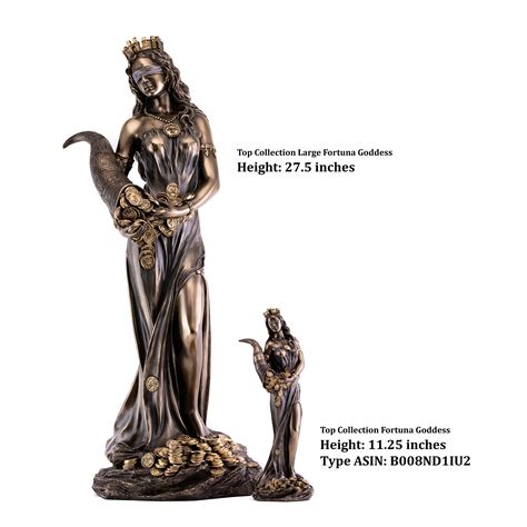Top Collection Large Greek Roman Goddess Fortuna Statue Goddess Of