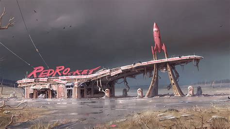 Fallout 4 Concept Art Wallpaper Wallpapersafari