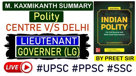 Lieutenant Governer V S Delhi Indian Polity M Laxmikanth Live Hot Sex