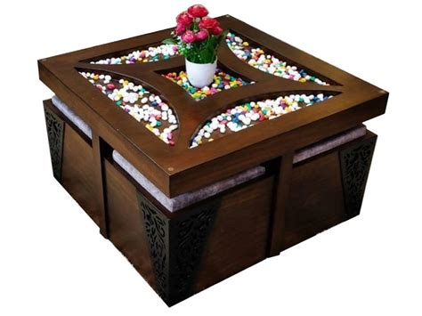 3 X 3 Feet Brown Square Wooden Center Table At Rs 12000piece In Mumbai