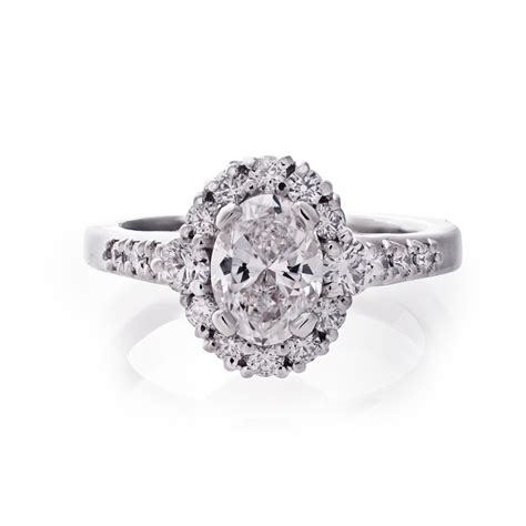 Oval Cathedral Engagement Ring