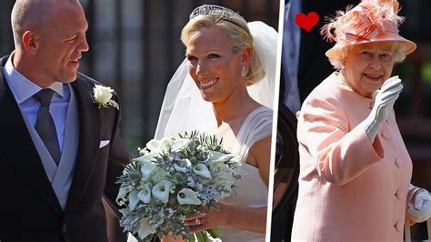 zara tindall s stunning wedding had heartfelt nods to grandmother the queen best photos hello