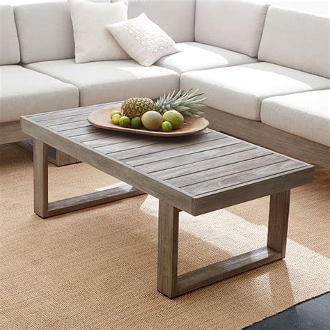 This storage coffee table is the perfect solution to all of your outdoor storage needs, and offers a place to keep drinks close and appetizers served while your guests enjoy your seating arrangement. West Elm Outdoor Home Sale! 30% Off Outdoor Sectionals ...
