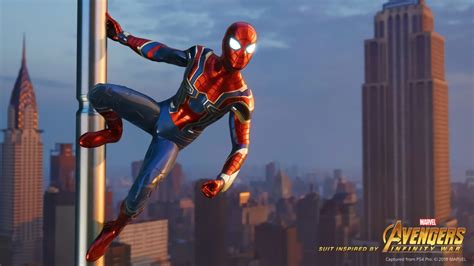 3840x2160 Avengers Infinity War Iron Spider In Spider Man Game 4k