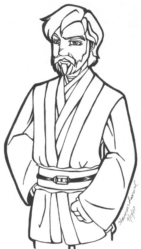 Obi Wan Kenobi Drawing At Getdrawings Free Download