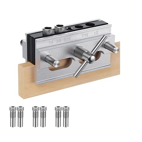 Dowel Jig Self Centering Doweling Jig Kit With 6 Drill Guide Bushings