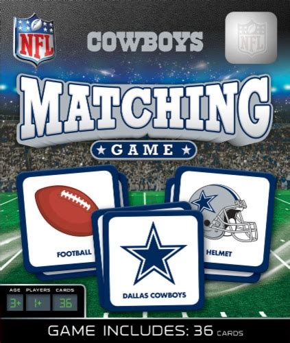 Dallas Cowboys Matching Game 1 Ct Kroger