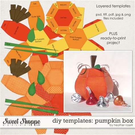 Printable 3d Paper Pumpkin Templates