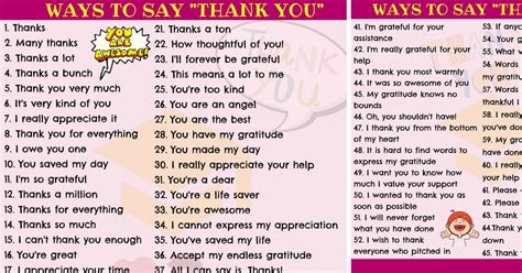 65 Other Ways To Say “thank You” In Speaking And Writing Effortless