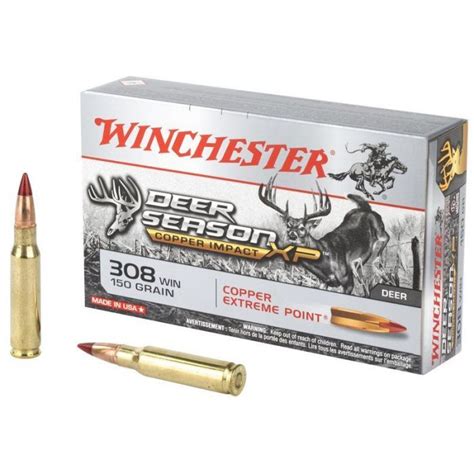 Winchester Deer Season Xp Copper Impact 308 Winchester 20 Rounds
