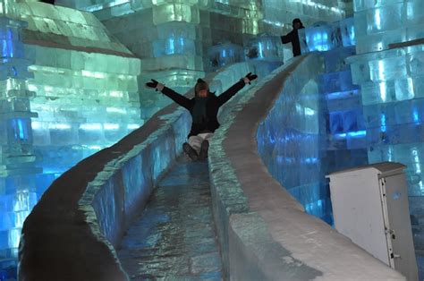 Thrilling Ice Slides At Harbin Ice And Snow Festival